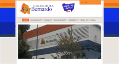 Desktop Screenshot of colegiobasaobernardo.com.br